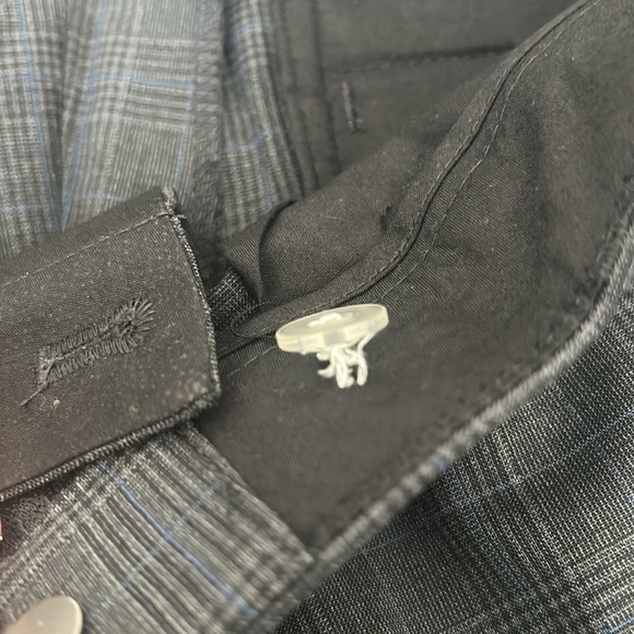 J Crew Factory Thompson pant AP879 32/30 Dark blue gray plaid - Picture 5 of 8